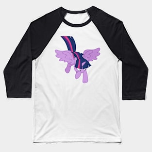 Twilight Sparkle flying downward Baseball T-Shirt